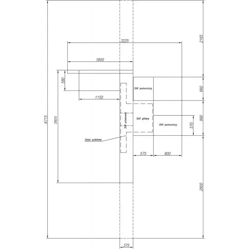 Ferastrau circular MJ45-KB4 2600 cu masa mobila de 2.6ml si disc incizor Pal 10