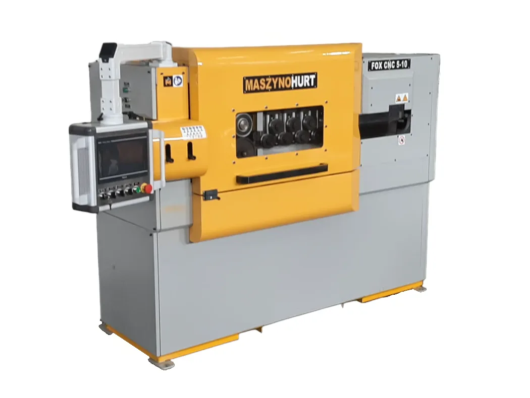 Masina de indreptat fier beton din colac FOX CNC 5-10 mm