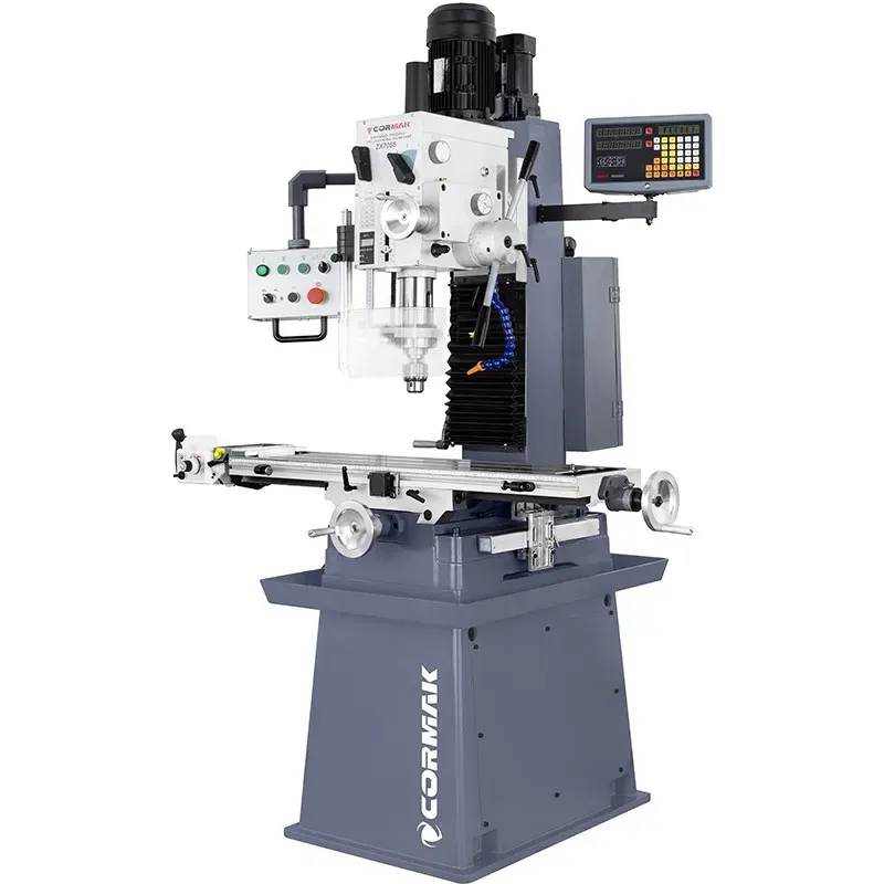 Masina de gaurit frezat metale ZX7055 cu afisaj de cote DRO