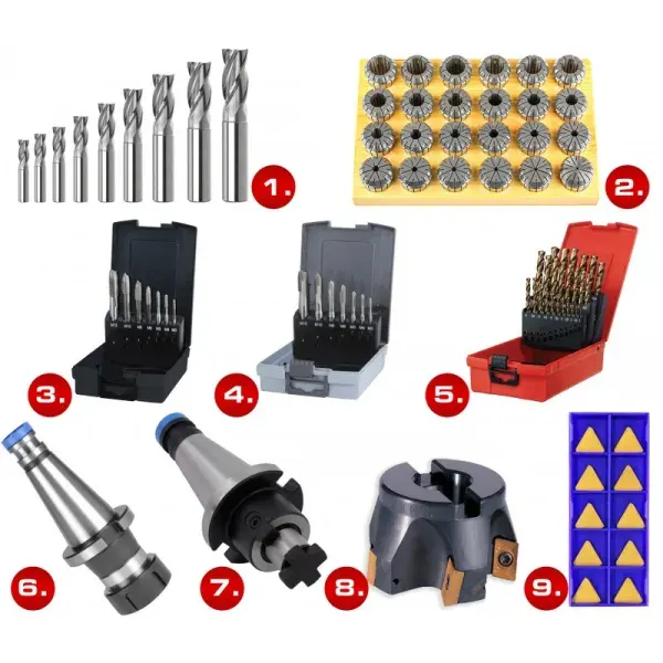Set-de-scule-ISO-40-pe-frezare-metale